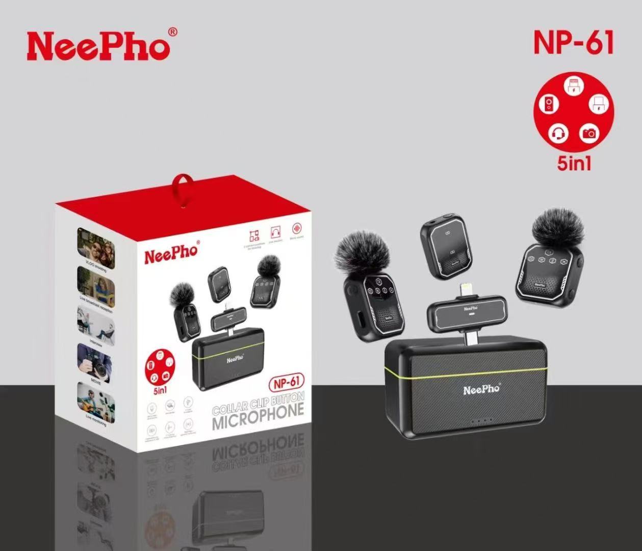 NP 60 NP 61 Wireless Microphone | Crystal Clear Sound | Best Mic for Content Creators | Free Delivery Pakistan