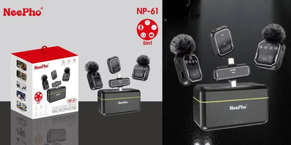 NP 60 NP 61 Wireless Microphone | Crystal Clear Sound | Best Mic for Content Creators | Free Delivery Pakistan
