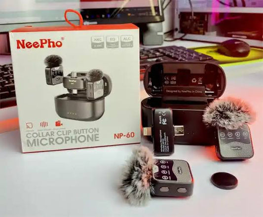 NP 60 NP 61 Wireless Microphone | Crystal Clear Sound | Best Mic for Content Creators | Free Delivery Pakistan